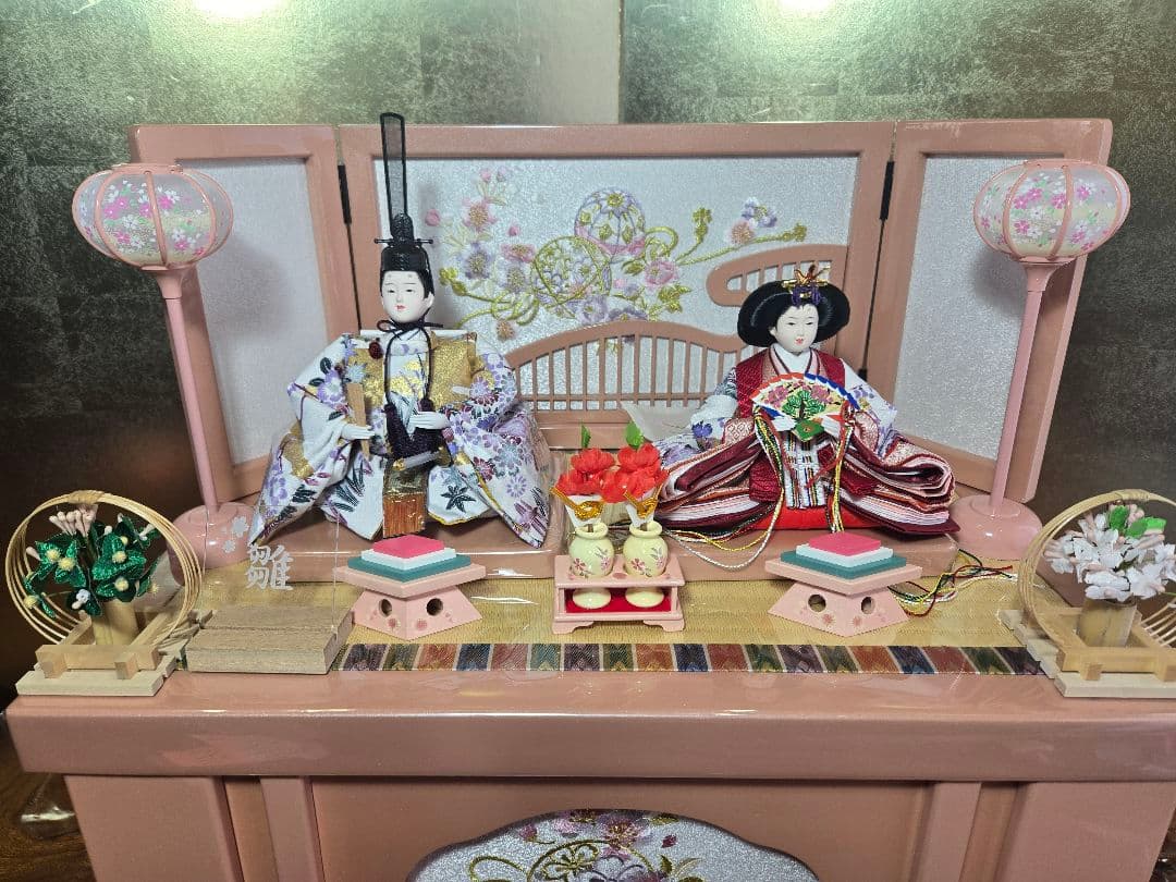 【一点限り】雛人形 収納飾り 　HS31