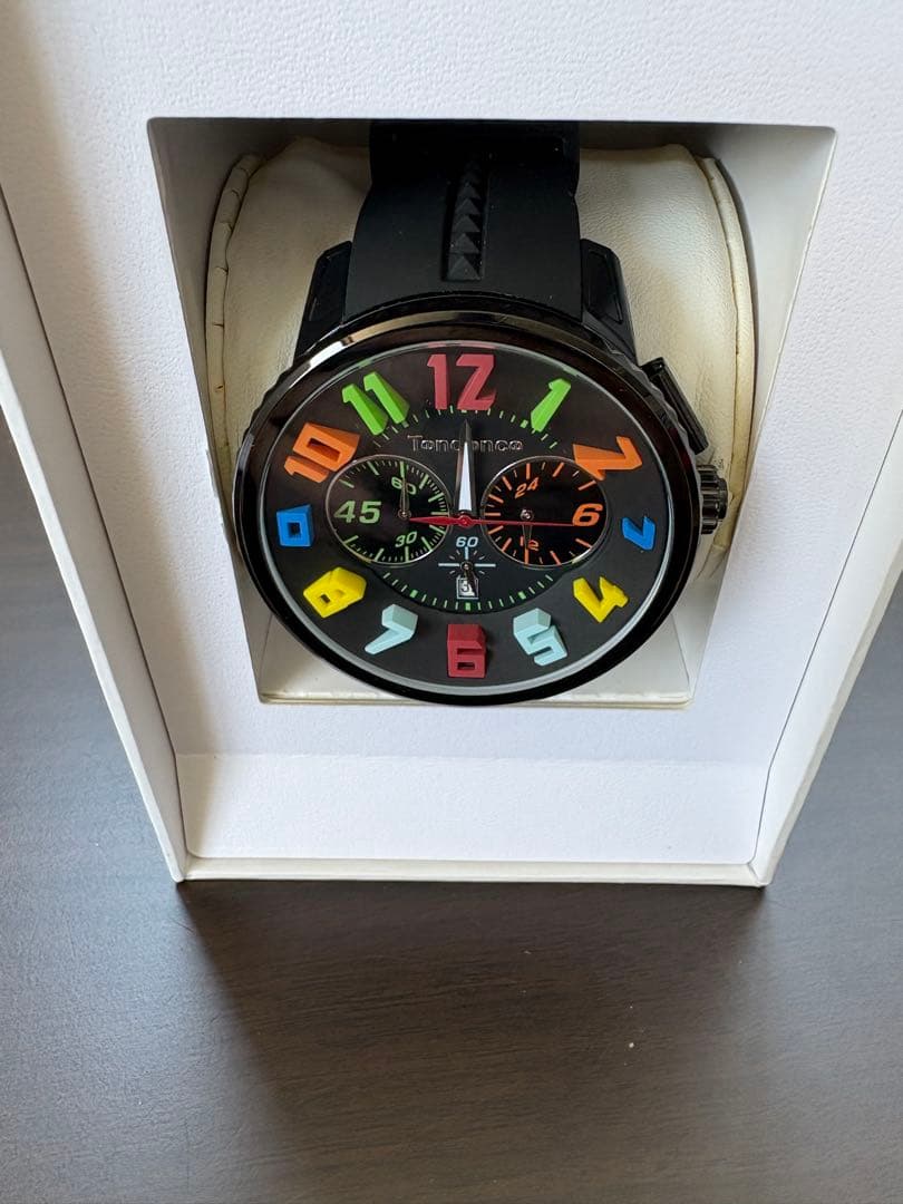 G1092 テンデンス ガリバー ラウンド クロノグラフ ブラック