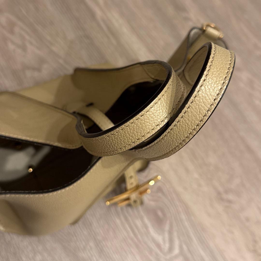 TOD'S T タイムレス ミニ ショッピング バッグ トープ