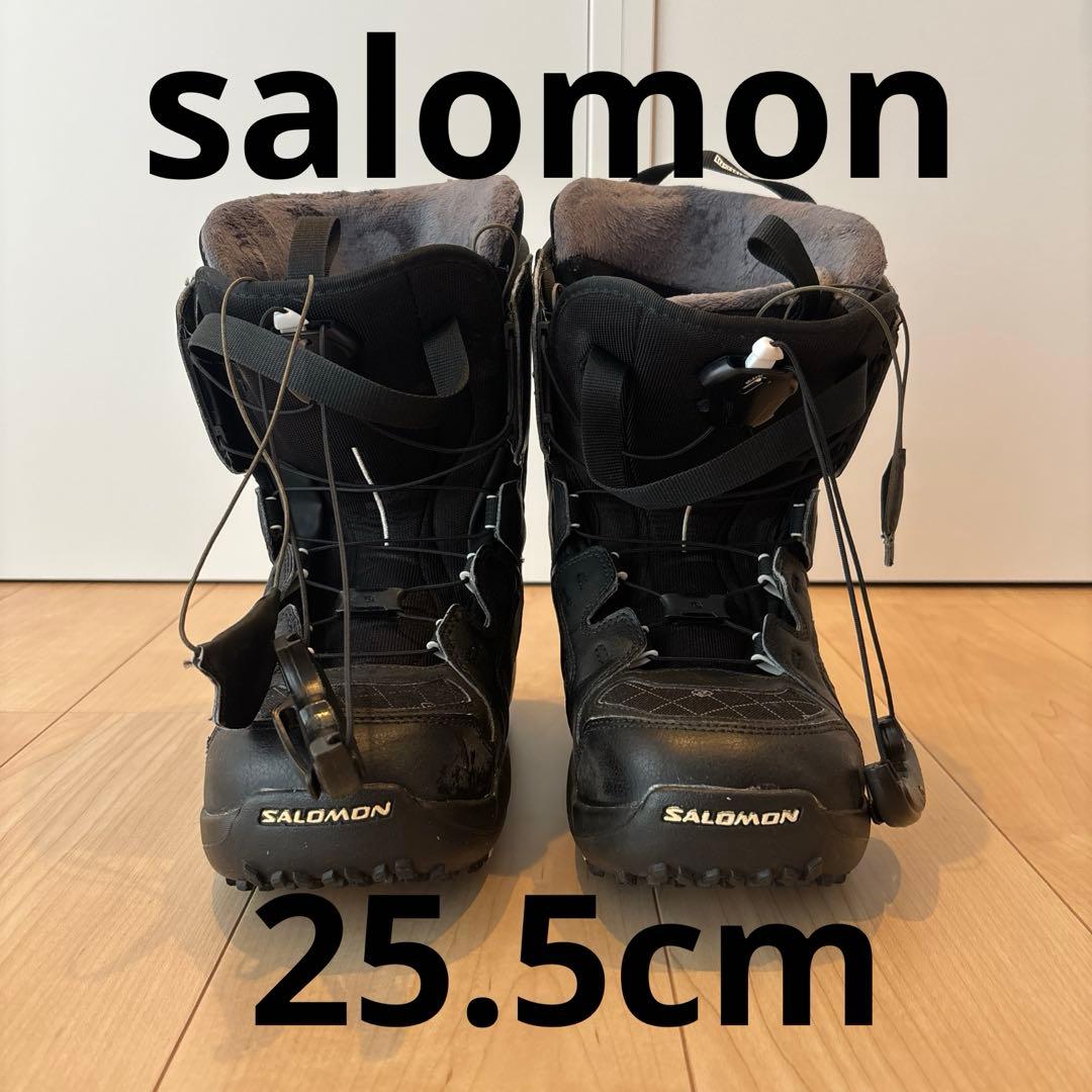 美品【salomon】 symbio autofit 25.5 スノボ ブーツ