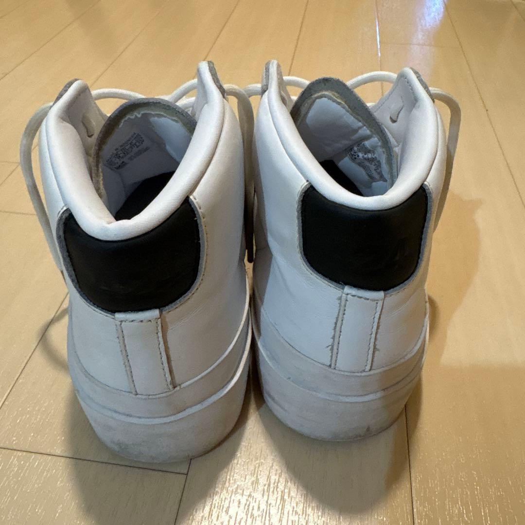 adidas 424 ハイカットスニーカー ホワイト/ブラック