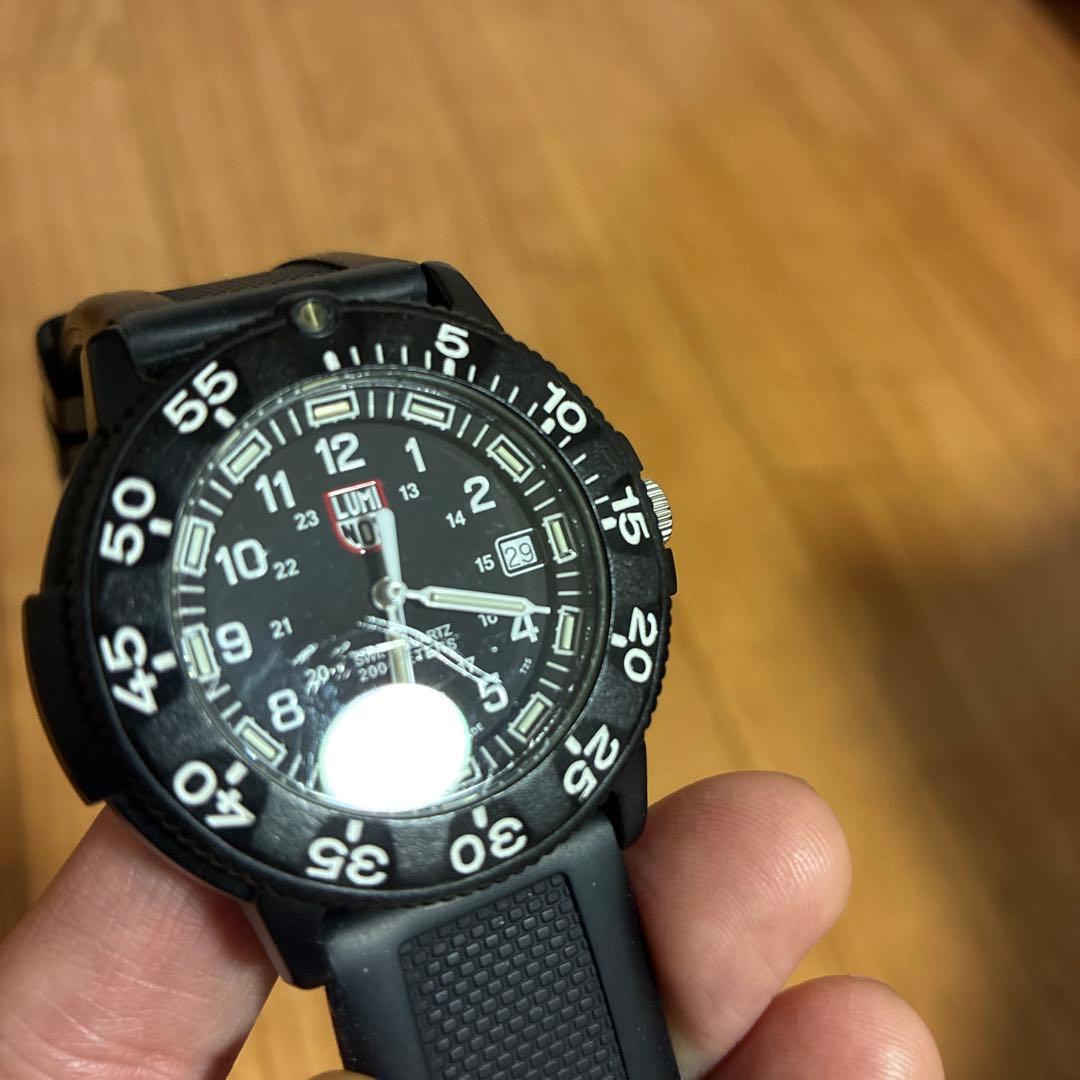 Luminox ネイビーシールズ　クォーツ腕時計 ブラック