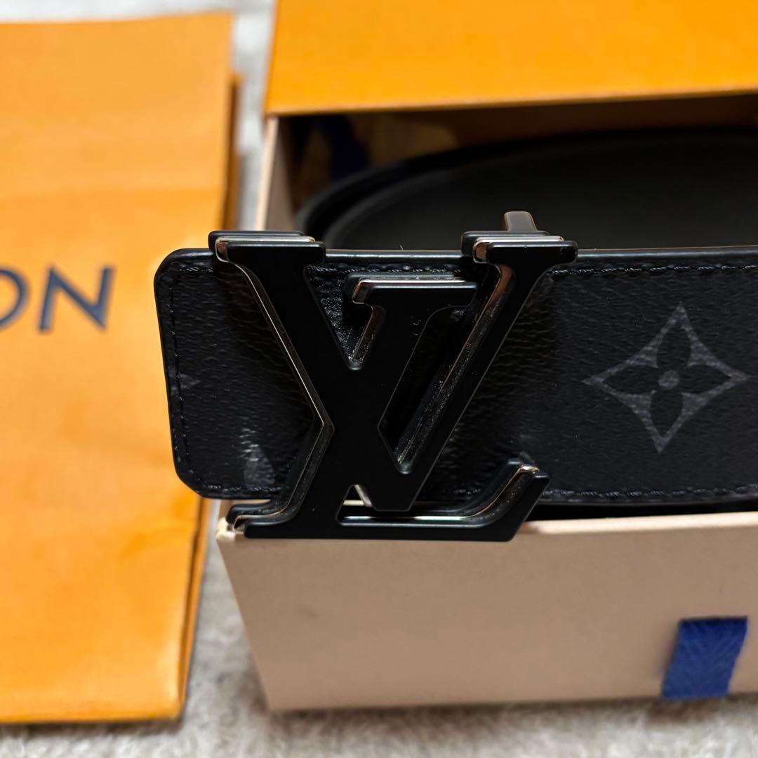 Louis Vuitton ベルト　ブラックレザー