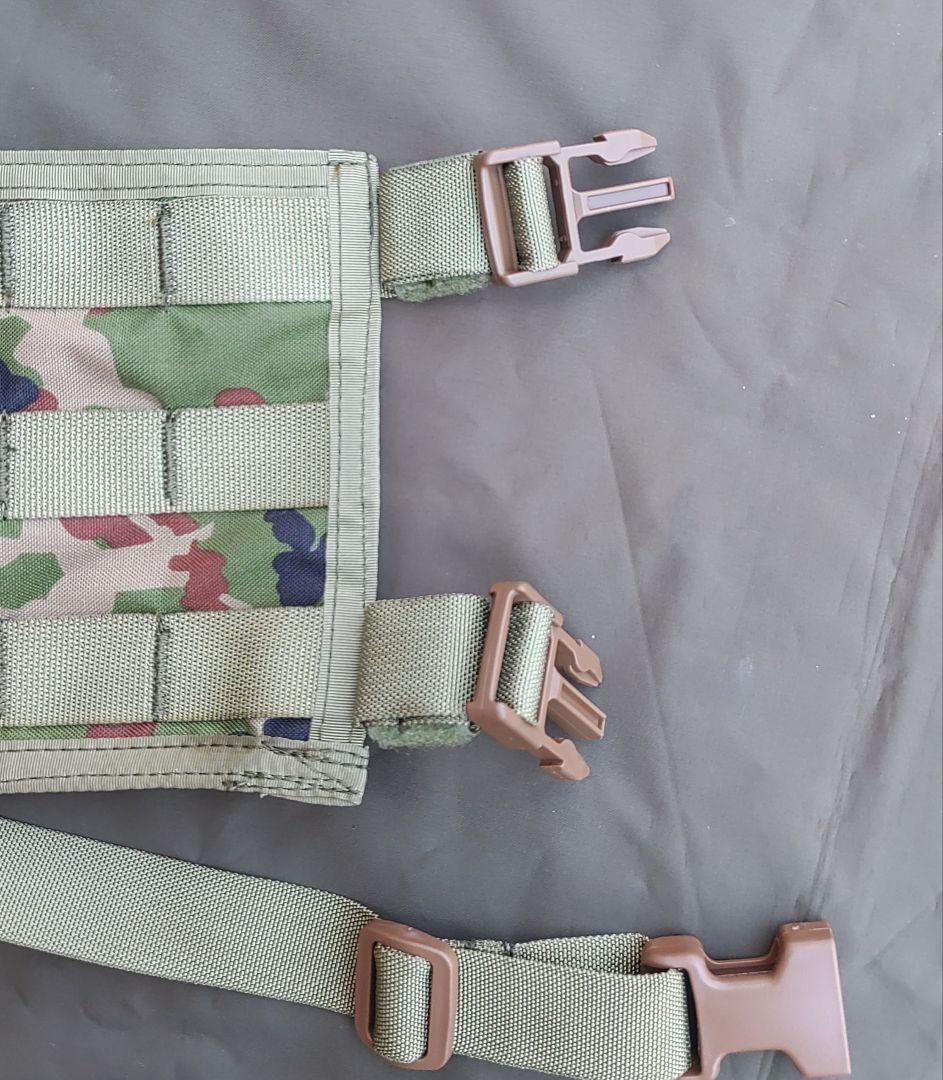 スタンダート　チエストリグ　(フロントジッパー）陸自迷彩　TANカラーバックル