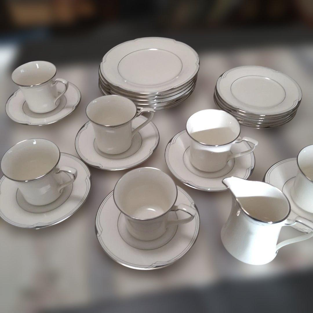 ♥ルカ♥ノリタケ STERLING COVE７７２０カップ＆ソーサー６客他