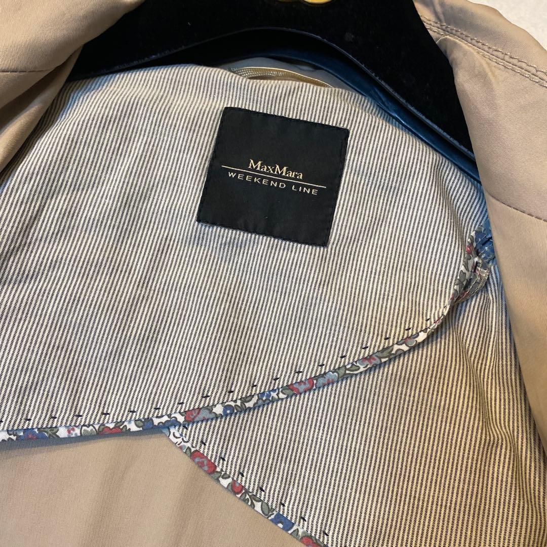 マックスマーラ トレンチコート ロングコート ベージュ ベルト