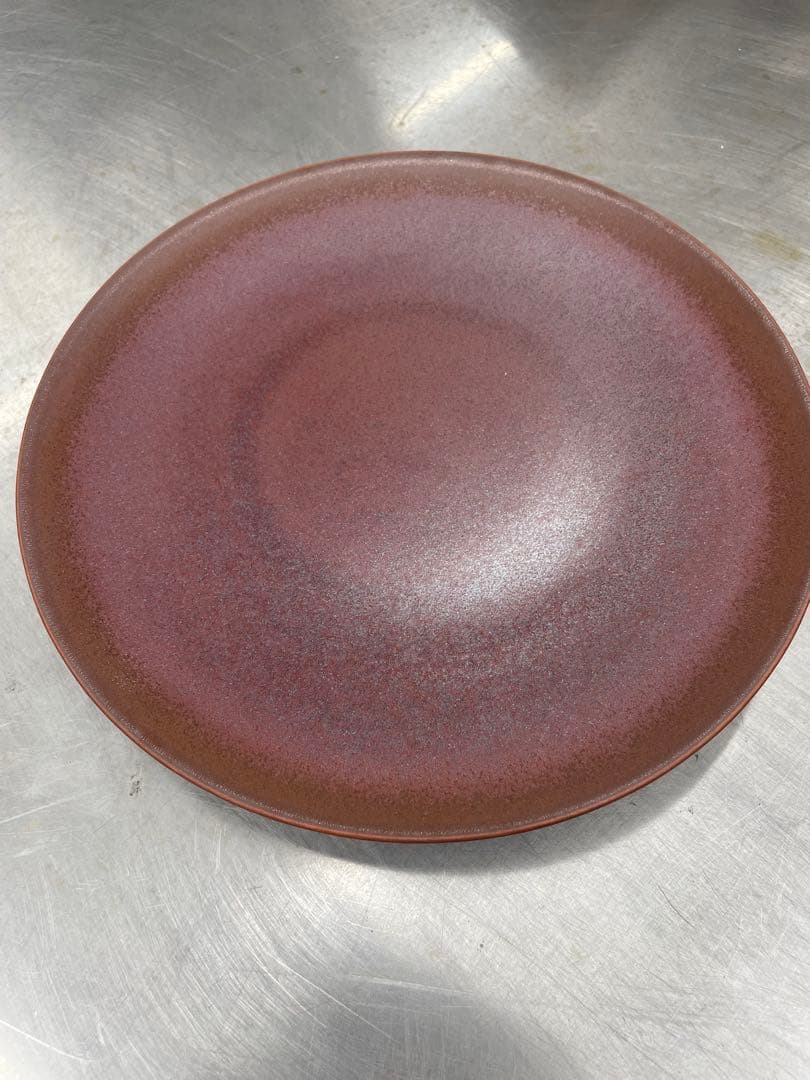 MORIYAMA 森山硝子Verreチタニウムレッド　プレート5枚セット