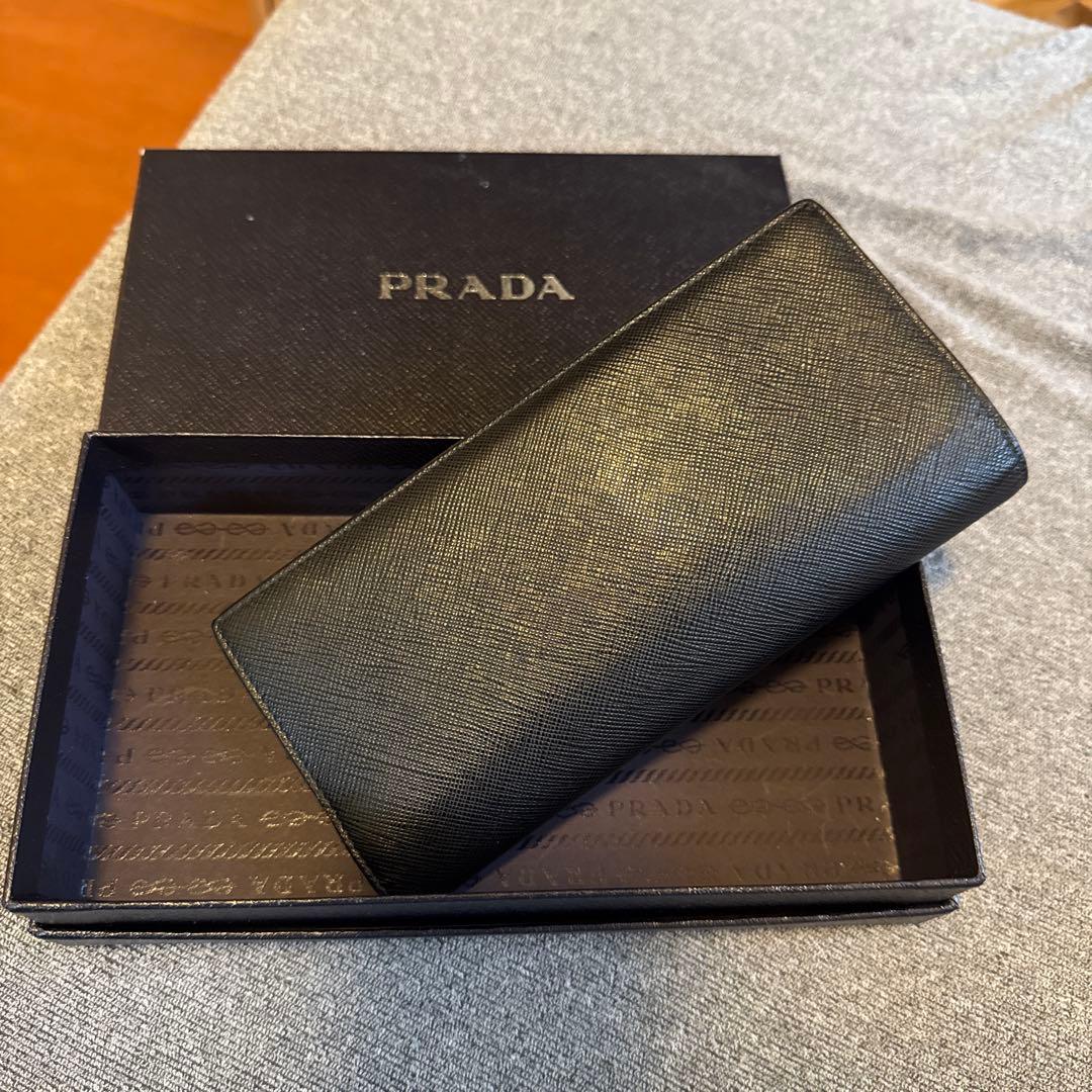 PRADA 財布 長財布 メンズ