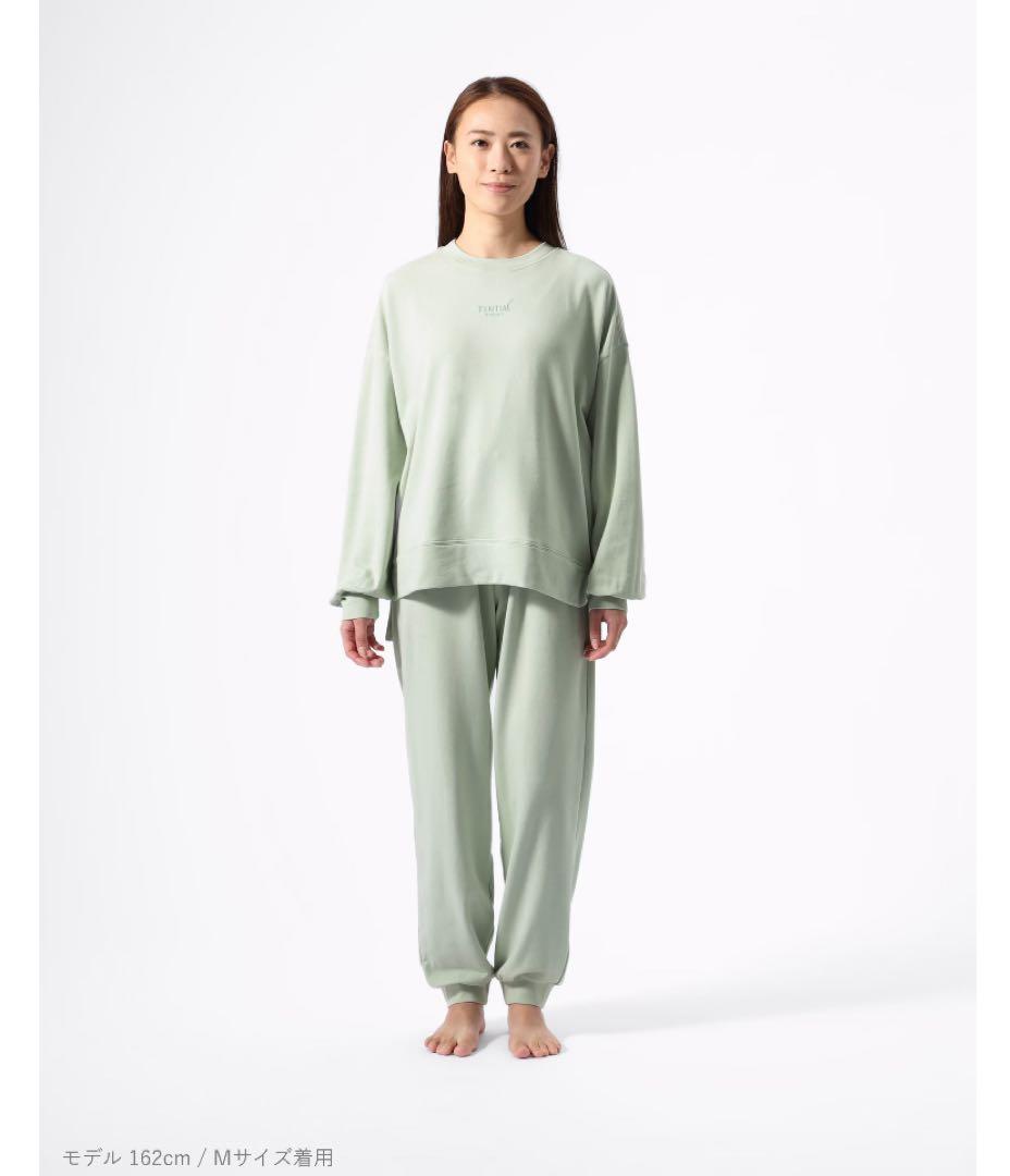 【美品】TENTIAL BAKUNE Ladies上下セット M ＆Lグリーン