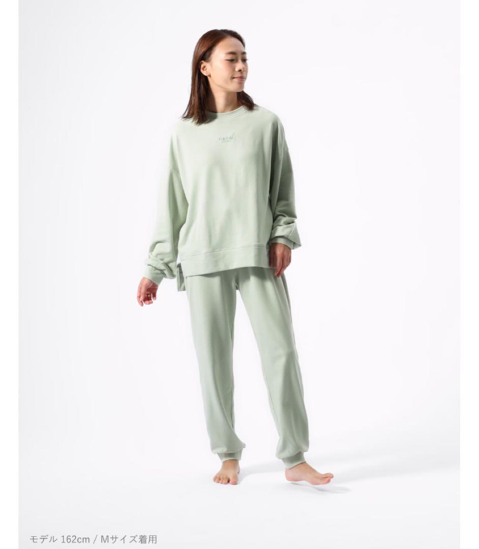 【美品】TENTIAL BAKUNE Ladies上下セット M ＆Lグリーン