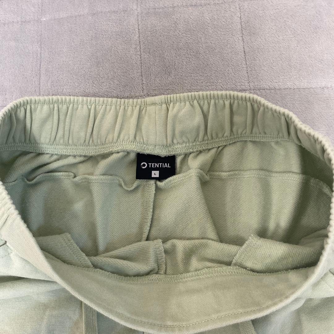 【美品】TENTIAL BAKUNE Ladies上下セット M ＆Lグリーン