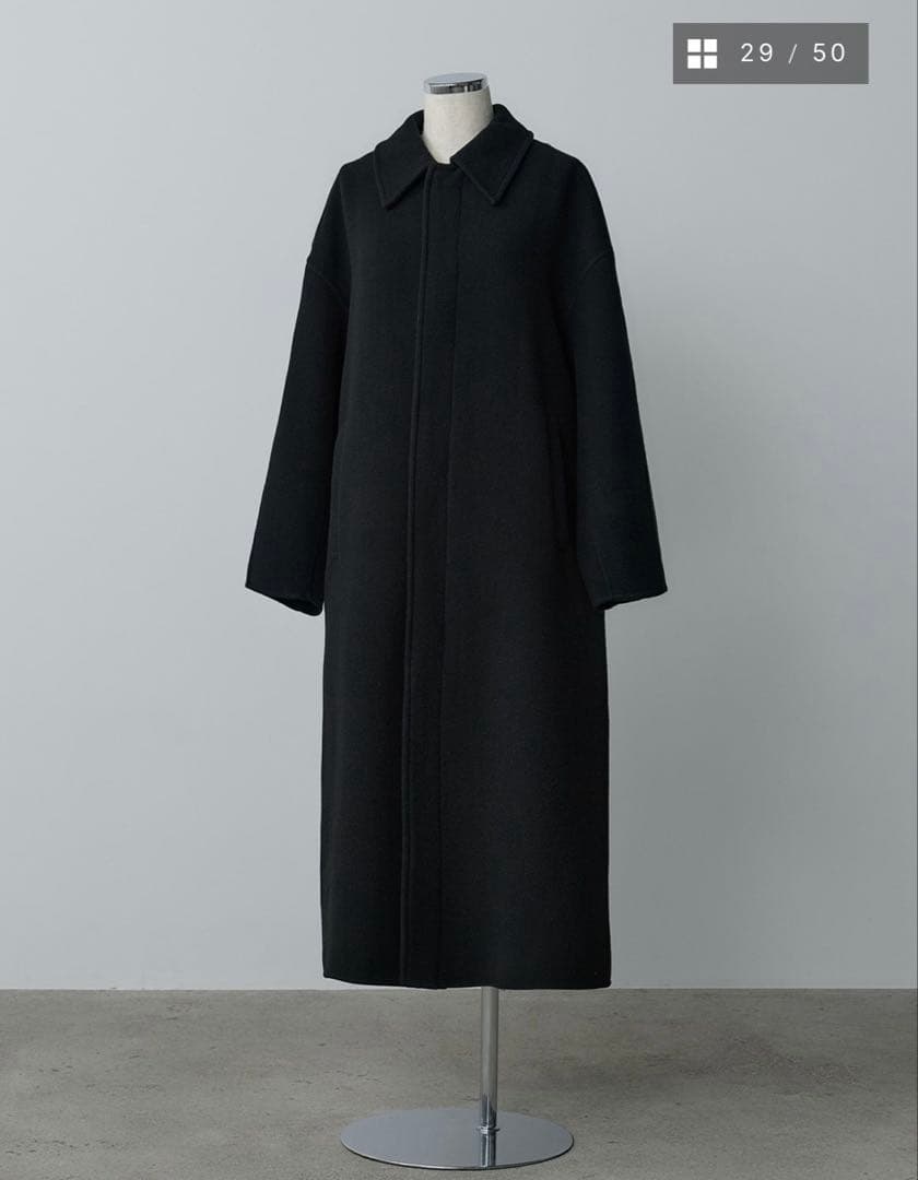 crewre リバーロングステンカラーコート