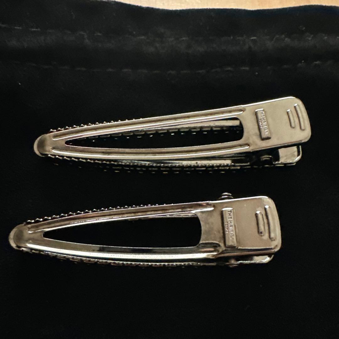 【お値下げ】THE HAIR BAR TOKYO ラインストーンクリップ 2個