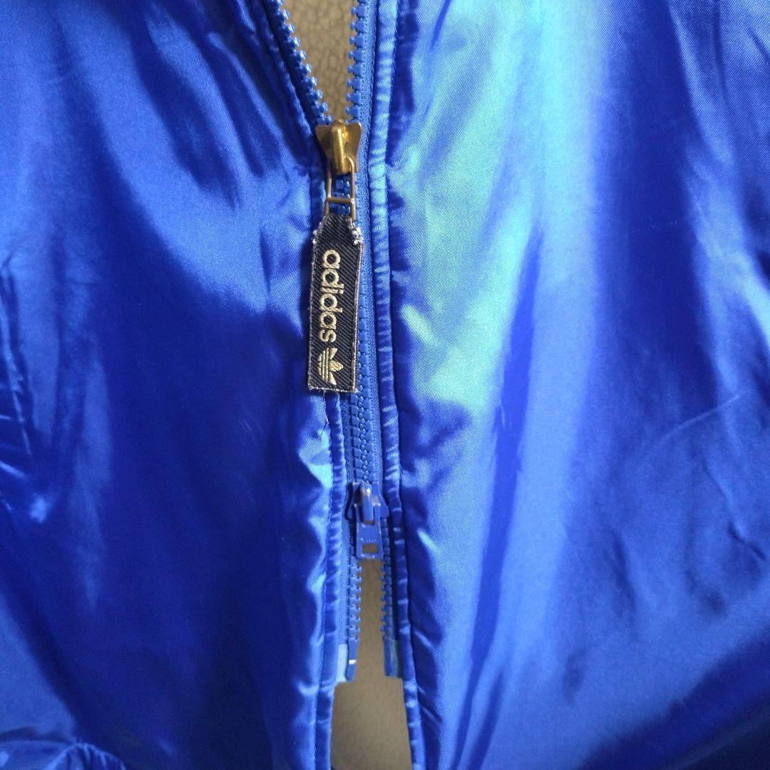 アディダス★90s デサント トレフォイル 刺繍ロゴ 裏ボア ベンチコート L