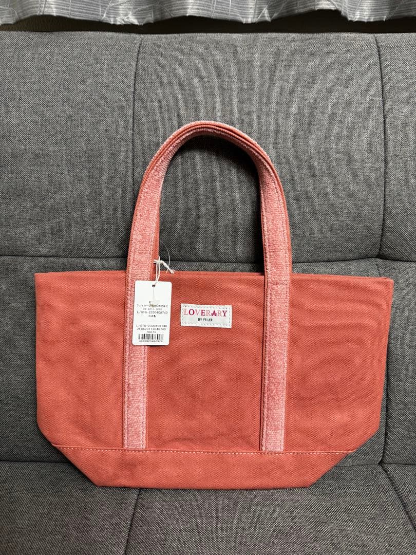 ラブラリーバイフェイラー　テディ　トートバッグピンク