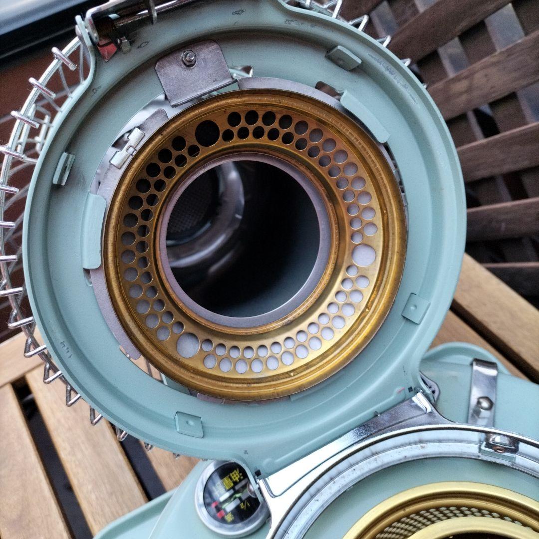 アラジン。メンテナンス済。純正品芯交換済。取説付。グリーン