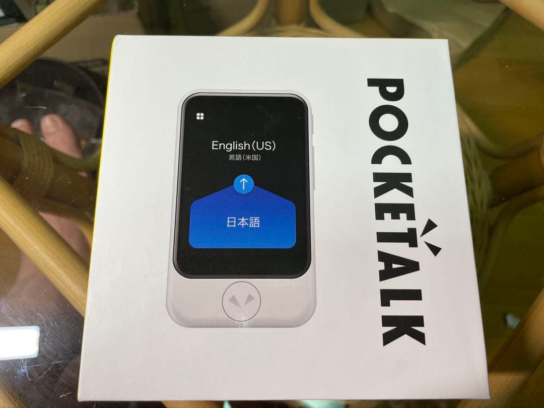 【美品】翻訳機POCKETALKポケトークS グローバル通信 ユーザー登録済
