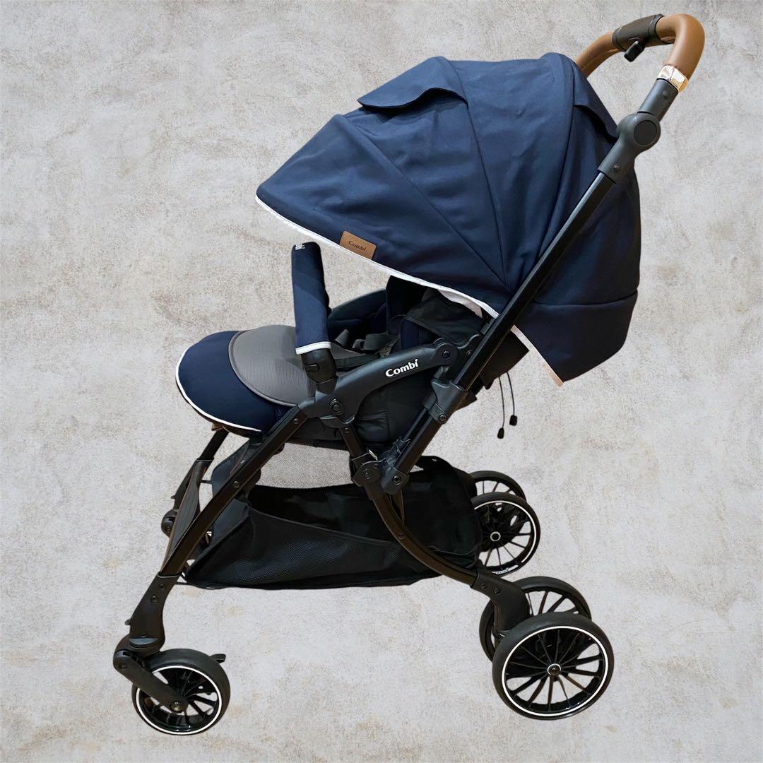 美品✨Combi スゴカルSwitch エッグショックAN クリアネイビー