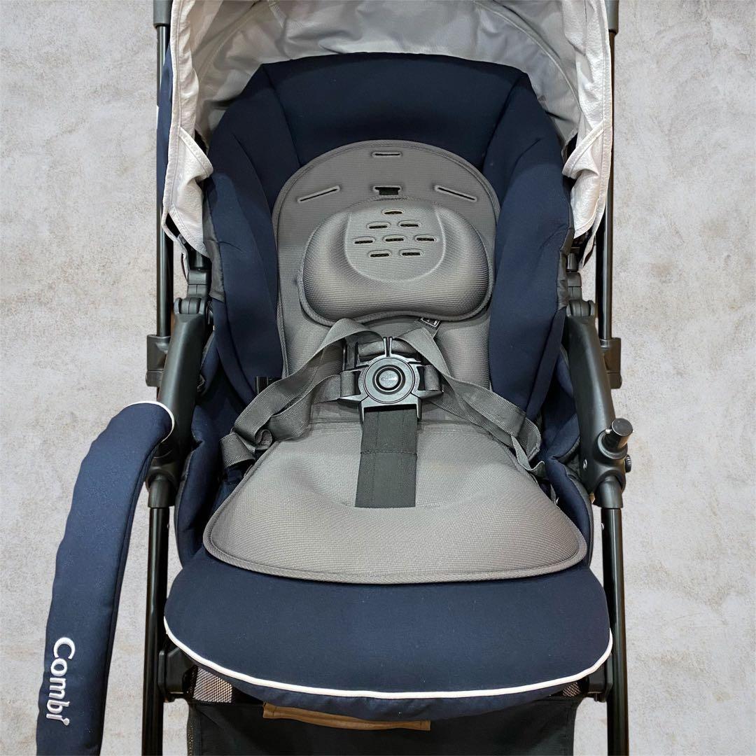 美品✨Combi スゴカルSwitch エッグショックAN クリアネイビー