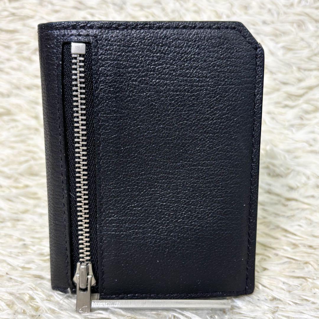 【極美品】ラルコバレーノ スマートカードウォレット ブラック 黒 二つ折り財布