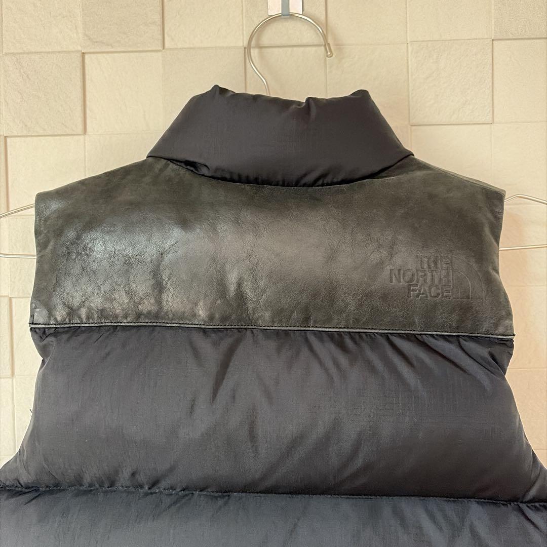 【希少　レア】ノースフェイス　S パープルレーベル　ダウンベスト　黒　ペイズリー