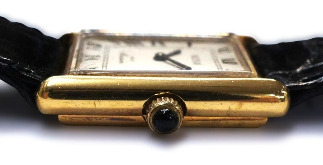 ウォルサム ゴールド マキシム 18K 手巻き 時計 クロコベルト【稼働品】