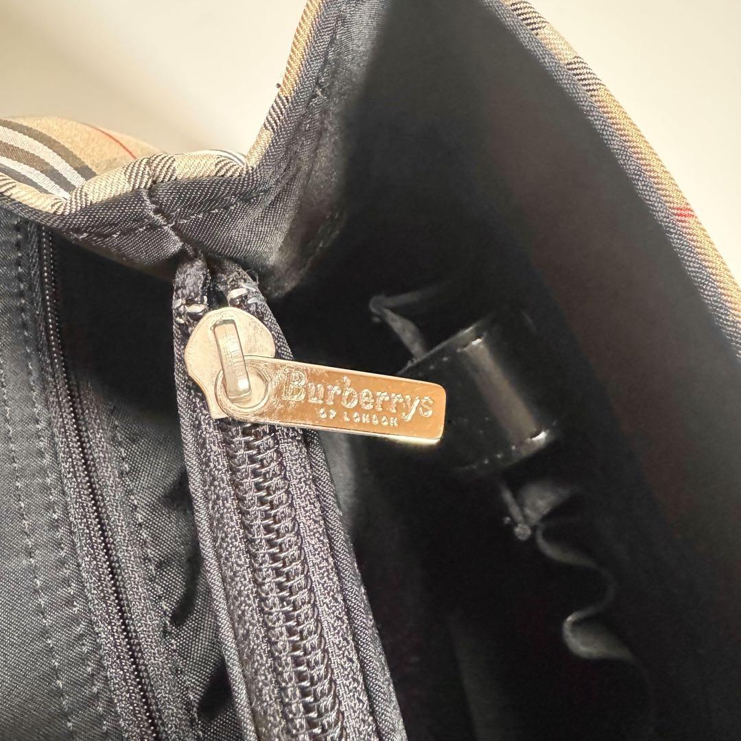 未使用級　大容量　A4可　BURBERRYS ノバチェック　トートバッグ ハンド