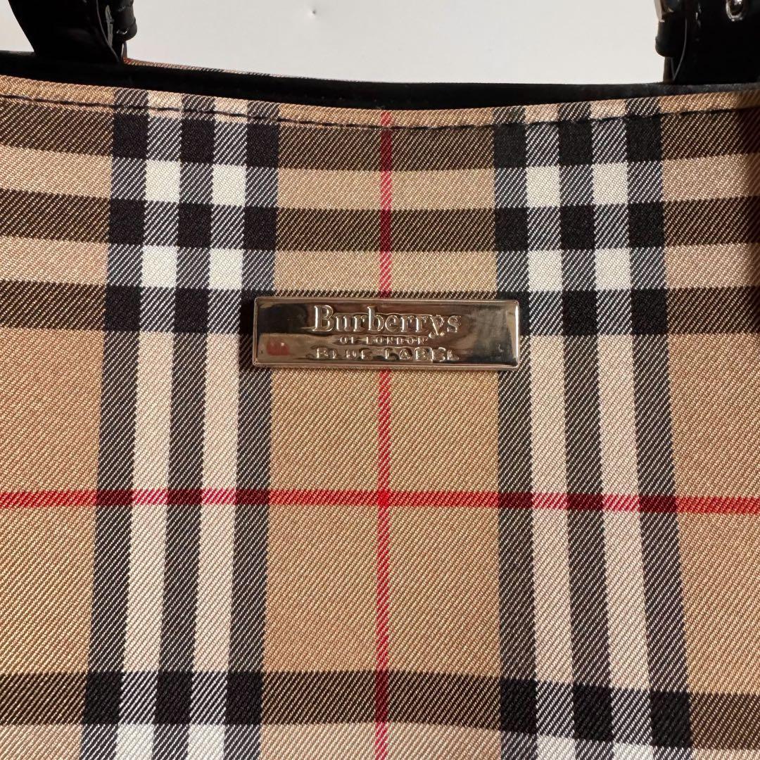 未使用級　大容量　A4可　BURBERRYS ノバチェック　トートバッグ ハンド