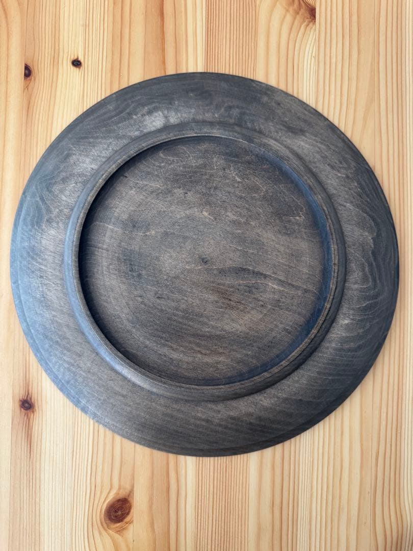 【北山栄太】木製プレート 作家もの／ウッドプレート