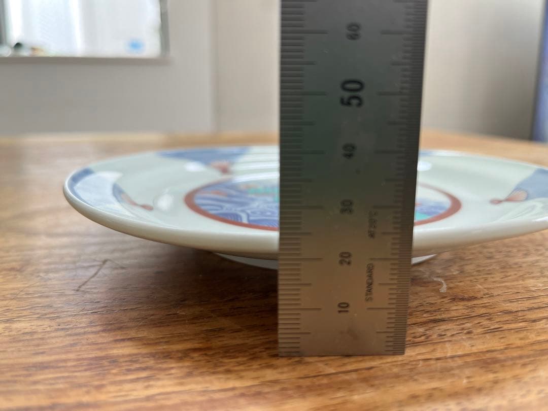 今右衛門　人間国宝　皿　桜　海　扇子