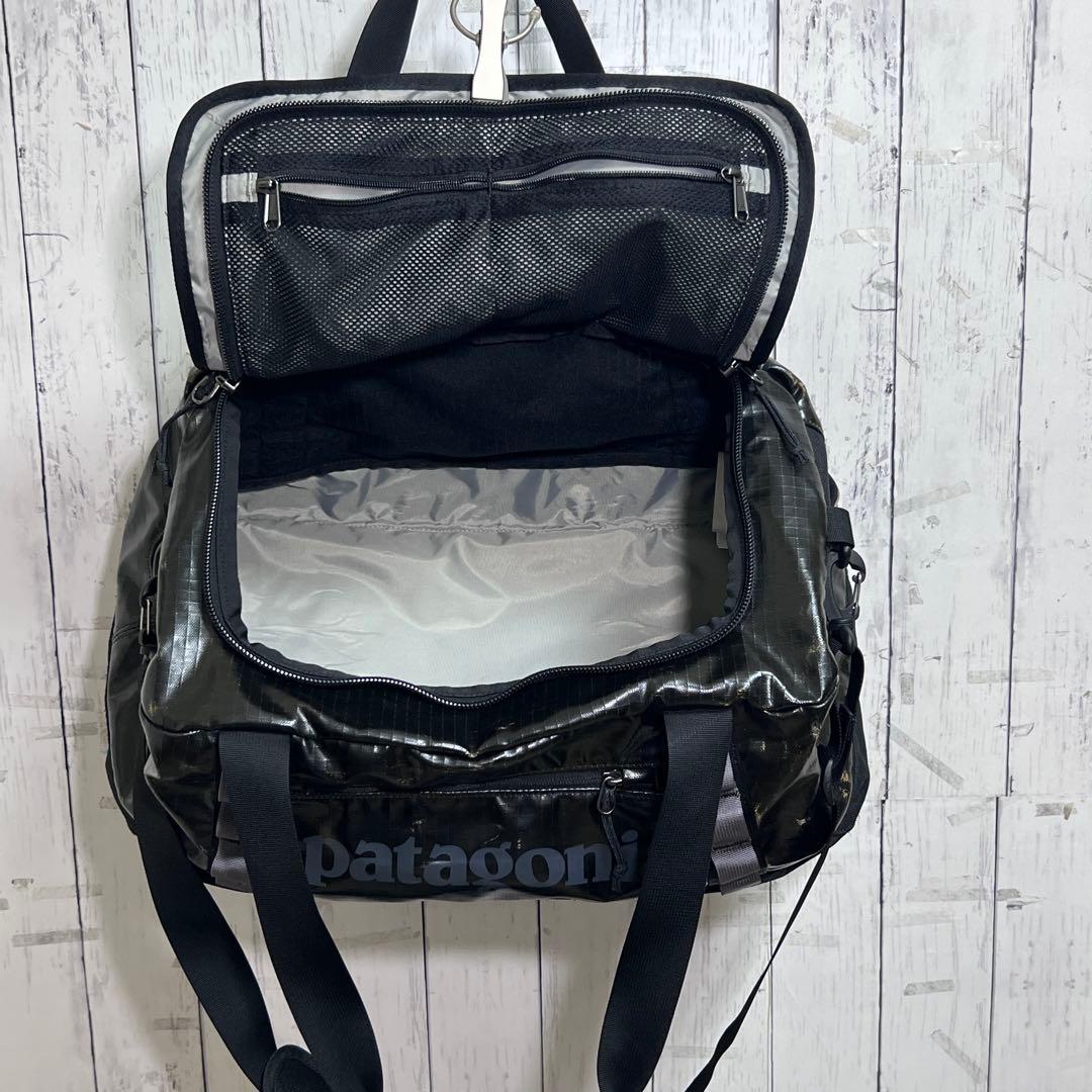 【人気】Patagonia ボストンバッグ 45L 黒 部活 旅行 定番