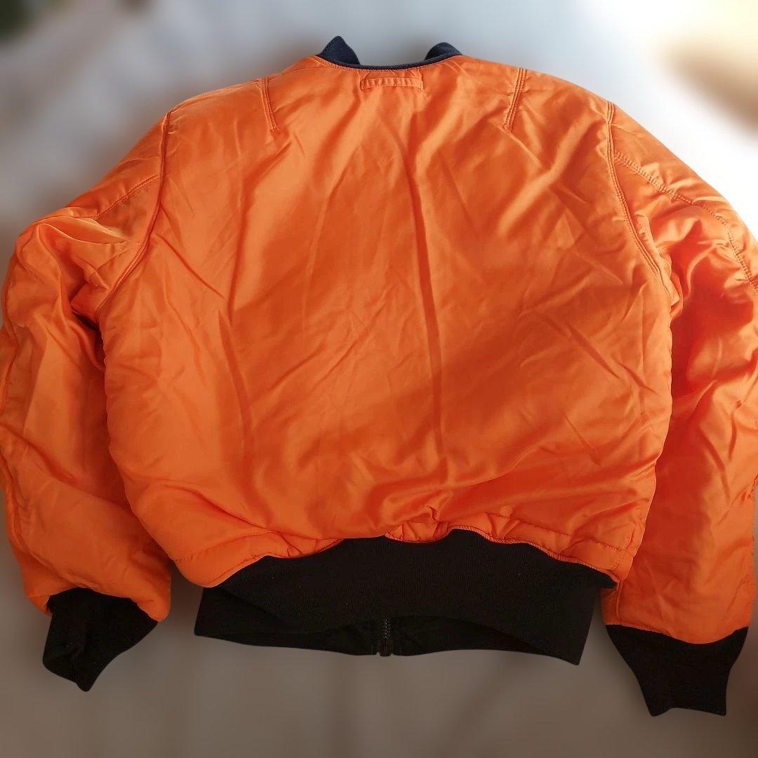 【美品】ALPHA INDUSTRIES MA-1 リバーシブル　M ネイビー