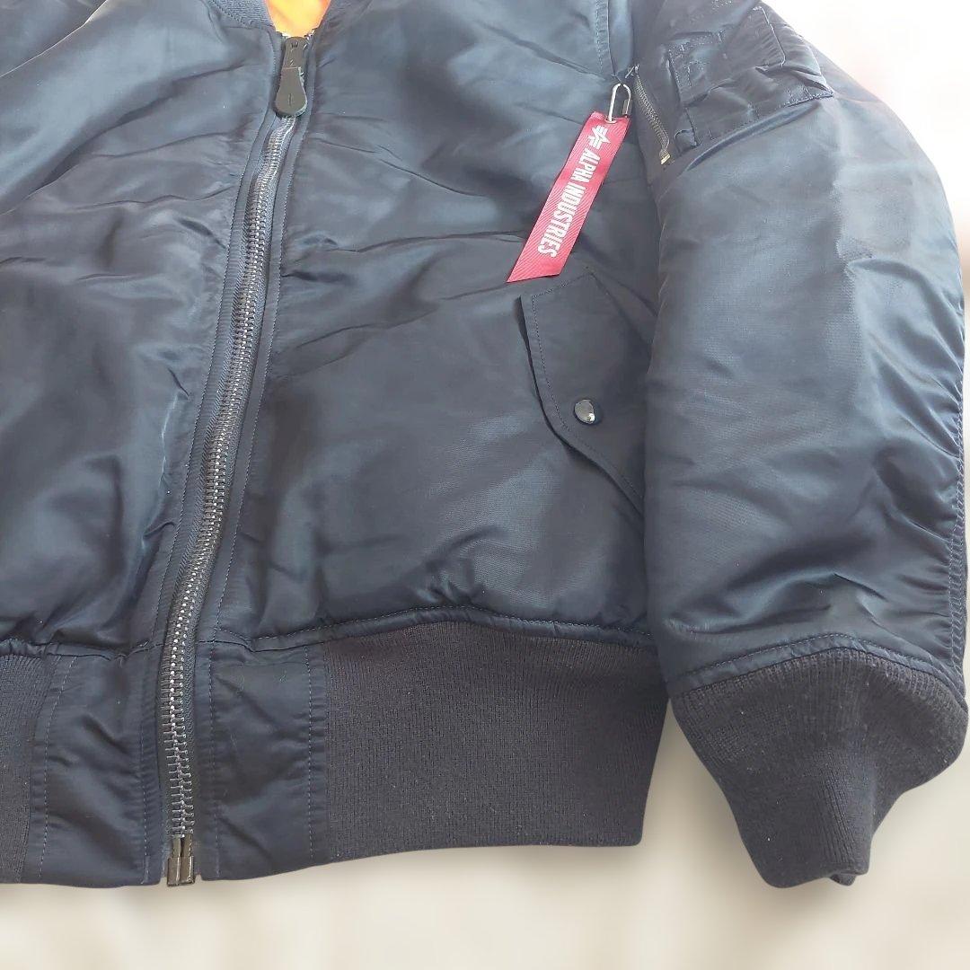【美品】ALPHA INDUSTRIES MA-1 リバーシブル　M ネイビー