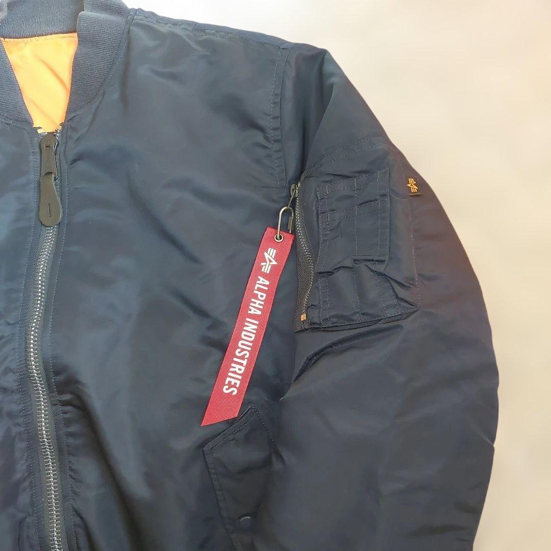 【美品】ALPHA INDUSTRIES MA-1 リバーシブル　M ネイビー