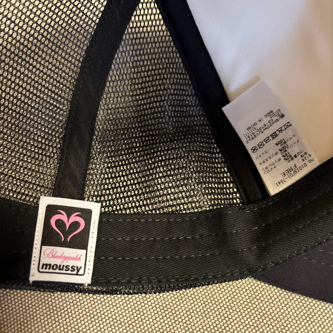 the black eye patch × moussy メッシュキャップ