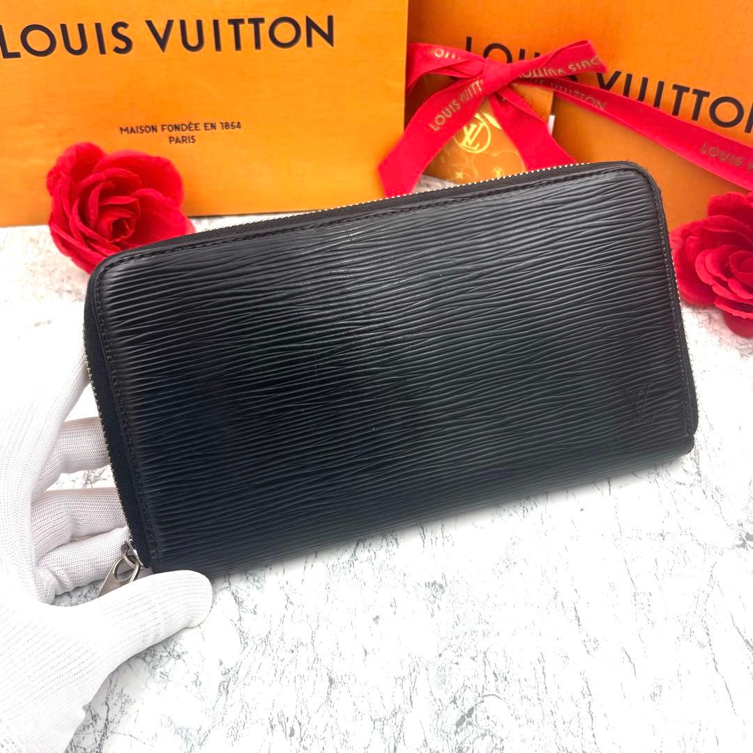 【極美品】 ルイヴィトン エピ ノワール ジッピーオーガナイザー 長財布