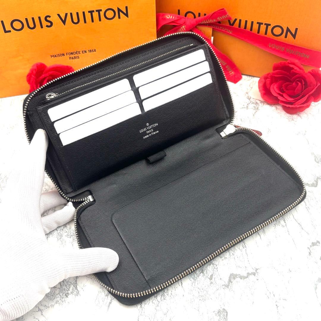 【極美品】 ルイヴィトン エピ ノワール ジッピーオーガナイザー 長財布
