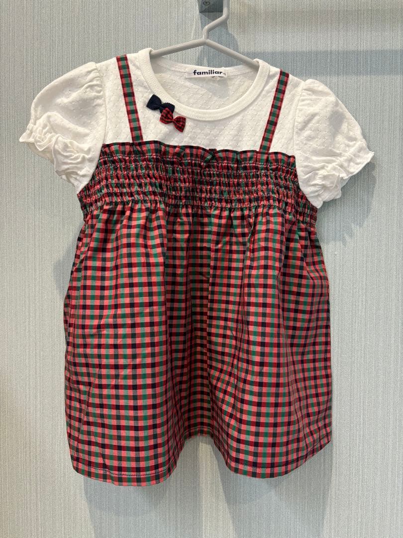 新品タグ付き　ファミリア　チュニック　Tシャツ　100