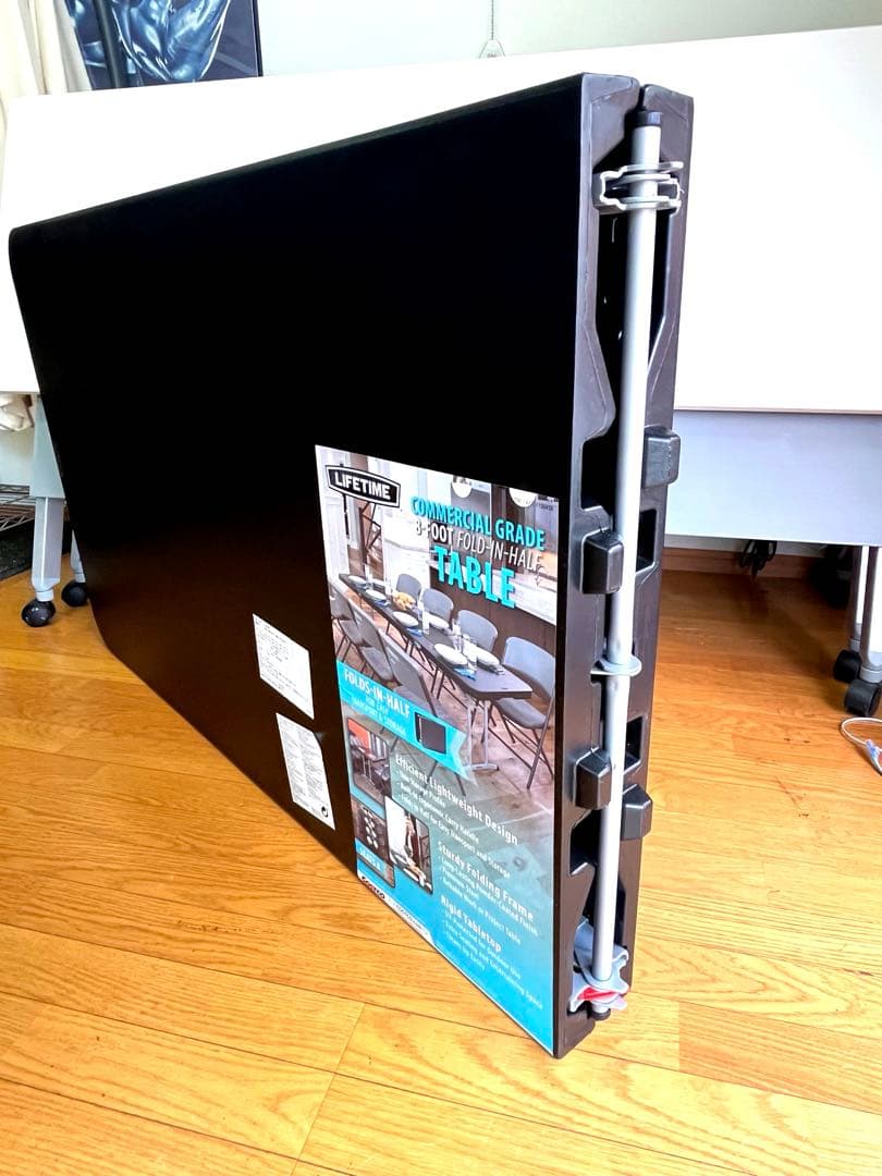 LIFETIMEライフタイム　折りたたみテーブル 8フィート約244cmブラック