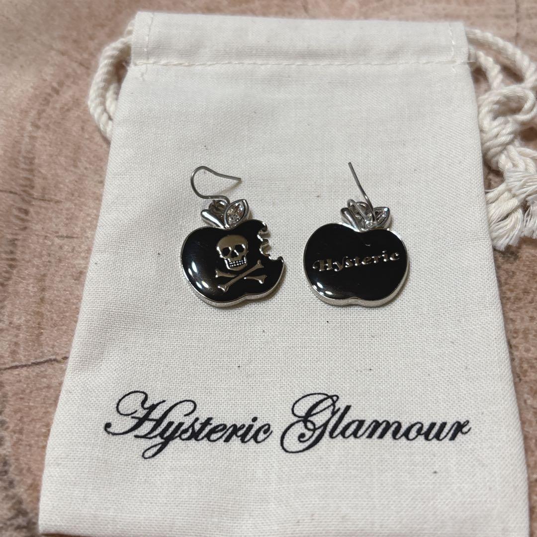 ヒステリックグラマー SKULL APPLEピアス　新品