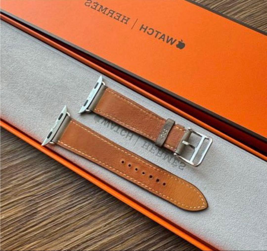 2783 Apple Watch エルメス　エトゥープ　レザーバンド