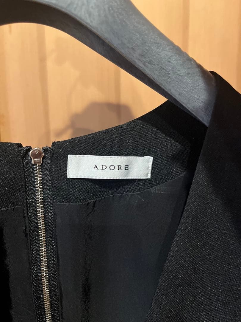ADORE ドライオックス　Aライン　コンビネゾン　オールインワン　ブラック