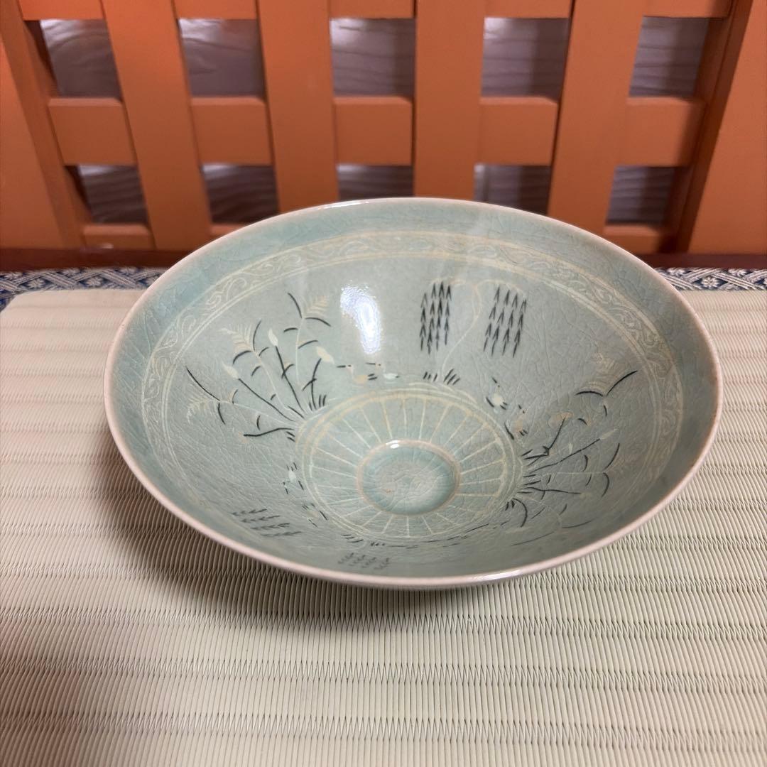 海晴窯 高麗青磁 陶磁器 韓国青 磁 茶碗 茶道具