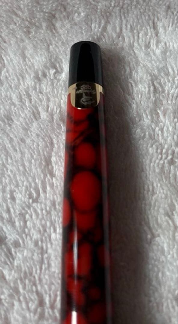 【新品/未使用】WATERMAN 万年筆 赤マーブルF細字 フィリアス 五輪