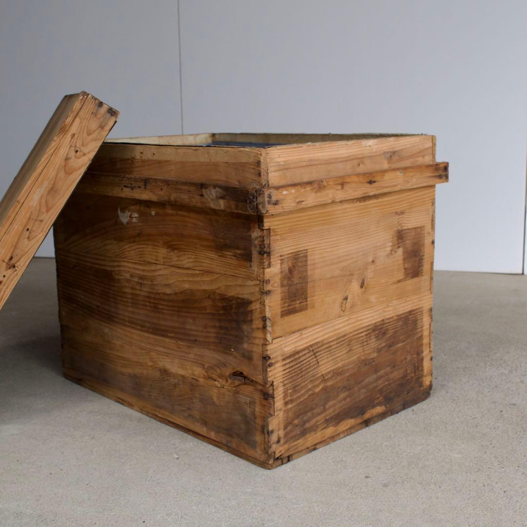 茶箱　レトロ　アルミケース