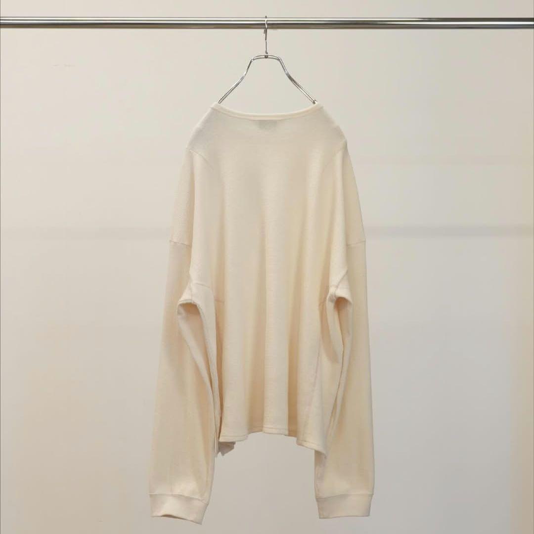 最新 ANCELLM 2026SS WAFFLE CREW NECK LS
