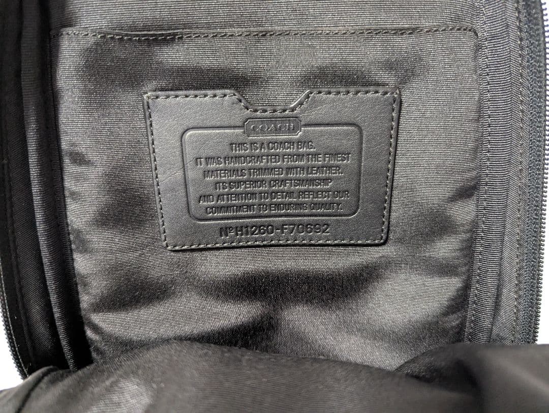 コーチ ボディバッグ ブラック