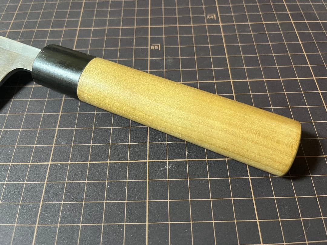 佑成 むきもの 薄刃包丁 水牛柄 白鋼ニ 刃渡り21cm 祐成 包丁 美品