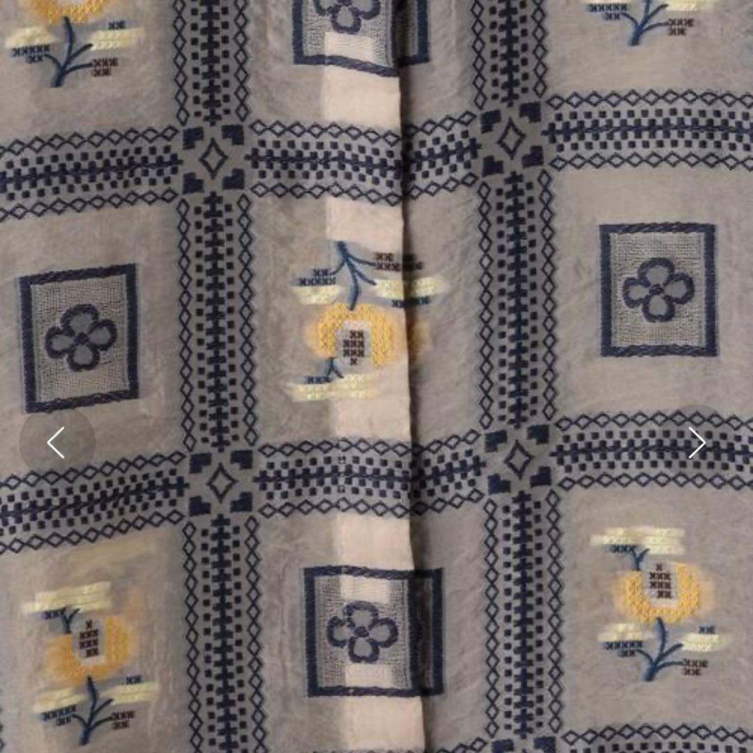 トップス 6(ROKU) SUKE CUT JACQUARD SHIRT