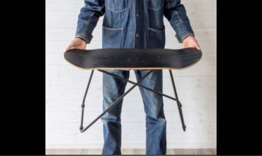 スケボースツール ベンチ ラック 飾り棚 スケートボード スケボー ブルックリン
